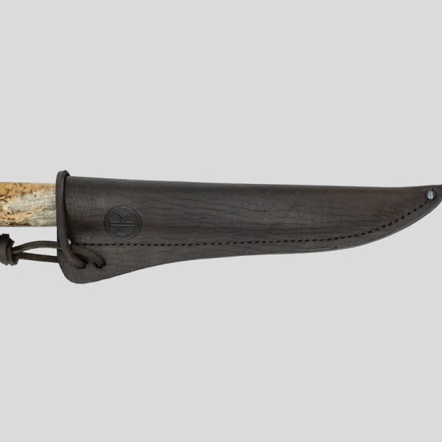 Якутский нож длинный для строганины 19 см / Yakut long knife for frozen dishes like stroganina 19 cm